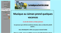 Desktop Screenshot of musiqalpe.com