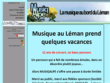 Tablet Screenshot of musiqalpe.com